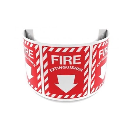 Accuform 180D PROJECTION SAFETY SIGN FIRE SHPSJ327 SHPSJ327